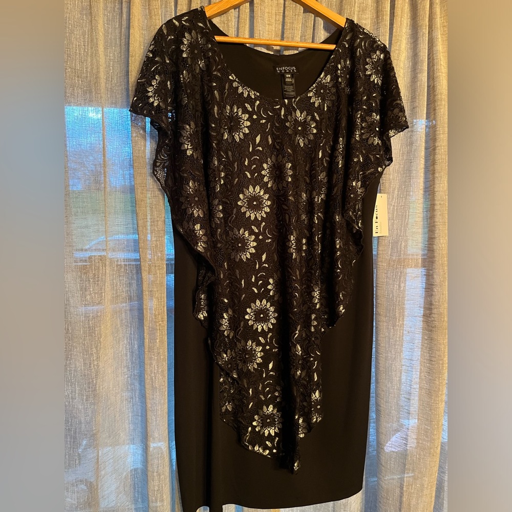 Shimmer Metallic Dress